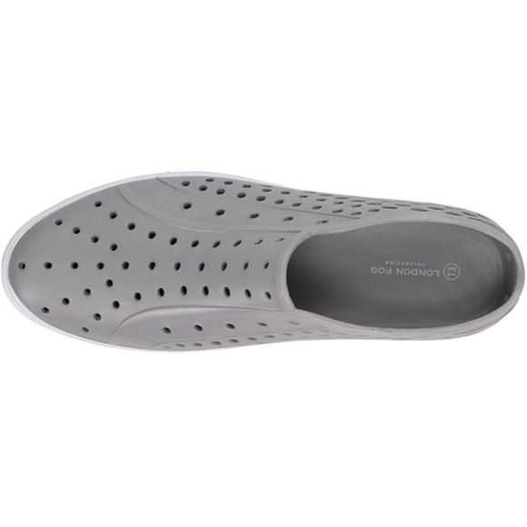 🆕 LONDON FOG Mens Bately Slip On Sneakers Shoes Casual - Grey - Size 12 - Picture 4 of 7